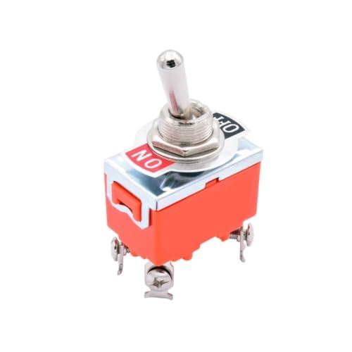 Interrupteur à bascule DPDT 250V 15A 3 positions de commande électrique