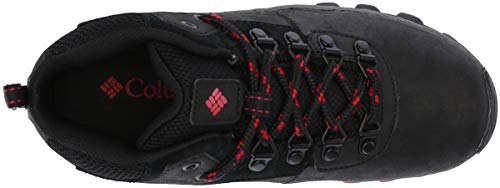 Columbia Youth Unisex Newton Ridge, Black/Mountain Red, 8 #TOP4