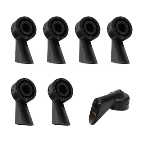 Image of 6 Pack Rear Windshield Wiper Washer Nozzles, Audi Rear Washer Jet, Black