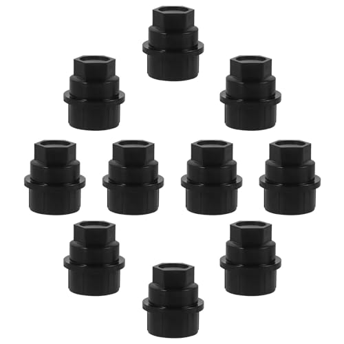 Cubiertas de pernos de rueda antioxidantes juego de 10 protectores de tuercas para llantas exteriores