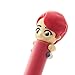 [BTS Official Merchandise] Fans Gift - K-Pop Idols Goods - BTS Character Figure Toothbrush with Convenient Magnetic Holder (Jung Kook)