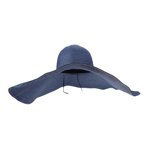 Chapeau de plage pliable respirant à large bord pour femmes en voyage d'été