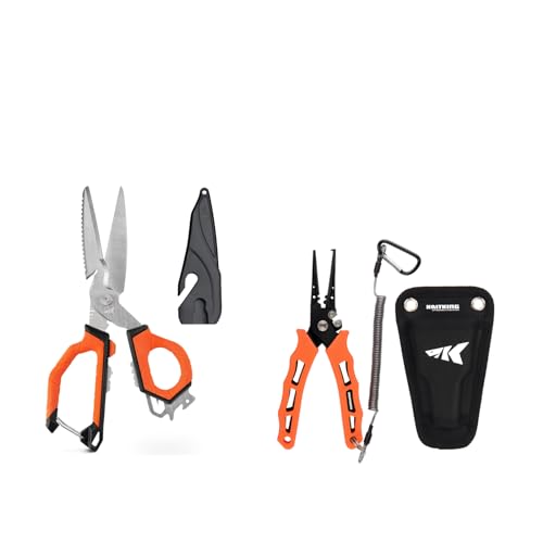 KastKing Paradox 9" Bait Shears and Cutthroat 7" Fishing Pliers