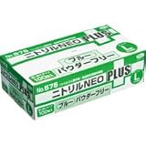 エブノ ニトリルNEOプラス パウダーフリー ブルー L NO－575 1箱（100枚）