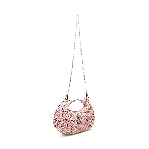 Steve Madden Womens Steve Madden Brendas Sequin Clutch Crossbody, Blush, One Size Us #TOP1