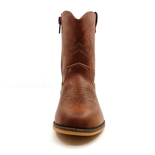 ICEBIRDS Little Kid's and Toddler Western Cowboy Boot2