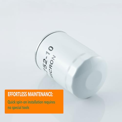 Image of Hydraulic Oil Filter 10 Micron Return Line Filter housing, 20 GPM High Flow, 200 PSI Max Pressure, 1 inch-12 UNF Thread,Compatible with Log Splitters & Mini Excavators model CP-752-10,723-0405 221006