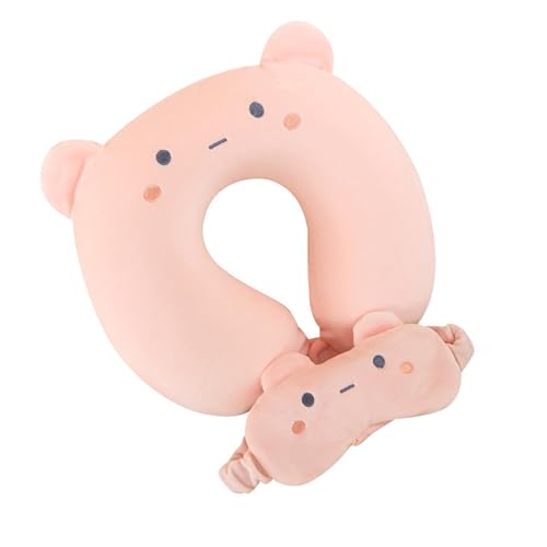 Travel Pillow Kids Travel Pillow with Sleep Eye Mask Cute Neck Pillow for Travel Soft (B0DKHLLSYT)