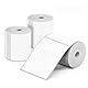 ElevaPulse 2-Rollen Selbstklebende Etikettenrolle 50 x 30 mm, Thermo-Etikettenpapier mit 220 Blatt pro Rolle, wasserfeste Aufkleber kompatibel mit B1/B21/B3S Etikettendrucker für Büro, Haushalt