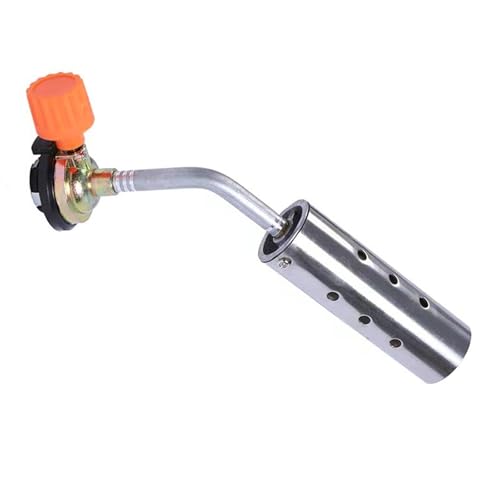 0XBIT Brenner, Edelstahl KüChenbrenner, Winddichtes Design Bunsenbrenner, Luftpumpe Gasbrenner Klein, Gaskartuschen Brenner Geeignet zum Kochen in Der KüChe, JäTen und Camping