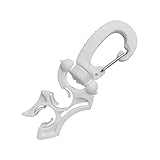 Descripción: MOUNTAIN MEN 2pcs Buceo Regulador Doble BCD Manguera Titular de retención W/Clip de Hebilla de Gancho (Color : White)