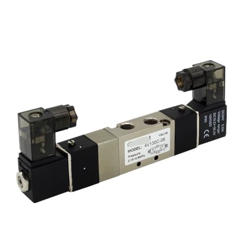 Válvulas de control neumático 4V130C de 3 posiciones para automatización industrial 2