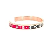 THAIJAIDANG New 2026 Unisex Fashion Italian Stainless Steel High Bangles Cuff Speedometer Bracelet Men Women Opening Speed Decoration Jewelry Luxury With You Accessories Trendy Best For Gift And