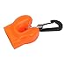 Almencla 1 Piece Breathing Apparatus Debrisproof Retainer Mouthpiece Cover, PVC Material, Quick Release Snap Fastener, Orange Diving Holder Reachory