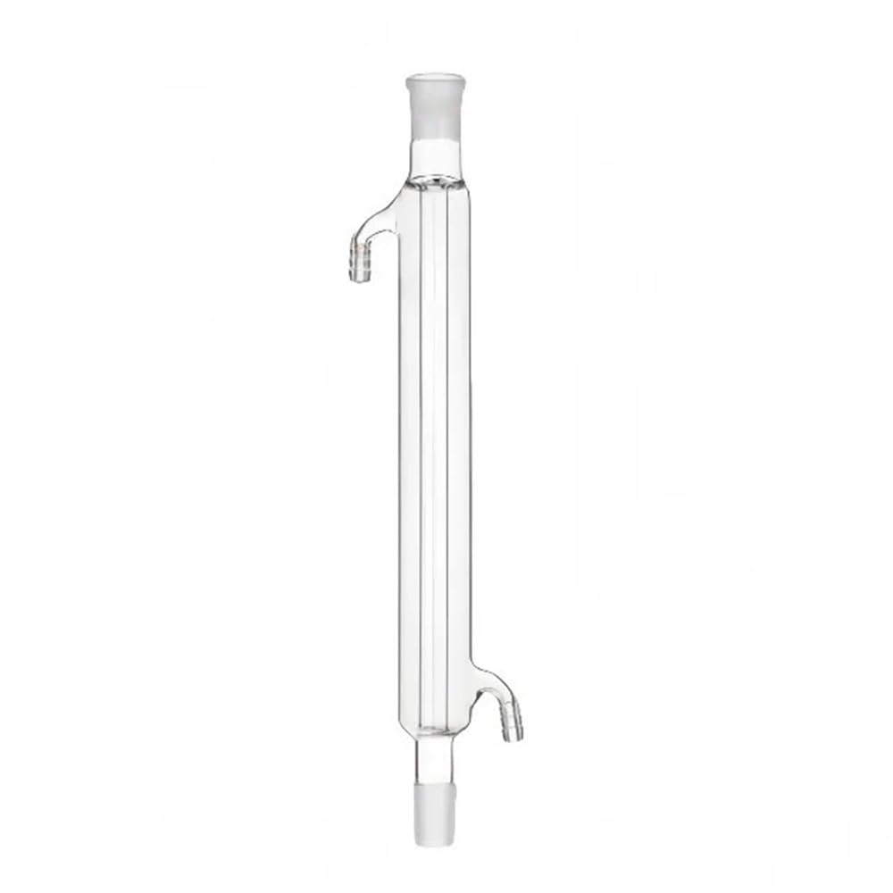 Prosta kolumna borokrzemowa 100-250 mm połączenie 14-29 x 2 kondensator rurowy z przyłączem do eksperymentu (wys. 250 mm 24 x 24 mm)