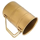 BCOATH Taza Vintage de Acero Inoxidable con Diseño Industrial para Café Cerveza y Té Resistente y Multipropósito para Camping y Diario