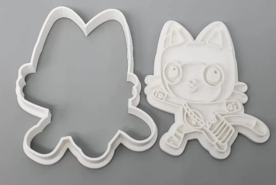 Miniatura 4 de Gabbies Dollhouse Cat Cookie Cutter & Stamp