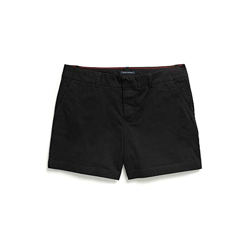 Tommy Hilfiger Women's Adaptive Stretch Shorts with Velcro Brand Closure and Magnetic Fly, The The Deep black 2