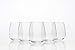 Stemless Wine Glasses - Unbreakable Shatterproof BPA Free Plastic Tritan (Set of 8) 16oz - Dishwasher Safe