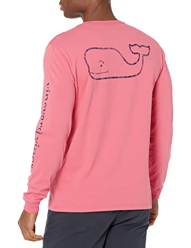 Image of vineyard vines Men's Long Sleeve Vintage Whale Pocket T-Shirt