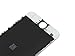 Lcd touch screen digitizer frame assembly full set lcd touch screen replacement iphone 6 4.7inch (Free tool kit included) (6G white)