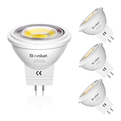 Bombillas LED Bonlux GU4 MR11 12V 3W 350lm 4 unidades Cover