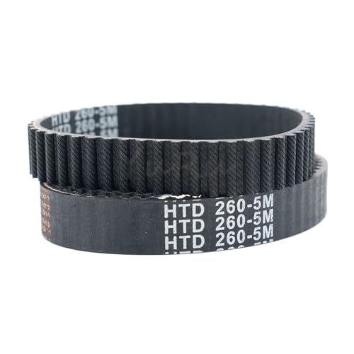 Courroie HTD 5M 260mm en caoutchouc boucle fermée de transmission industrielle