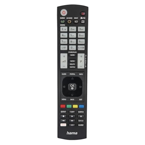Télécommande LG à touches lumineuses Hama pour des soirées cinéma réussies dans le noir