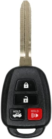 Replacement Keyless Remote Head Key Fob Compatible with 86 2017 FCC HYQ12BEL Part Number SU003-05282 SU00305282
