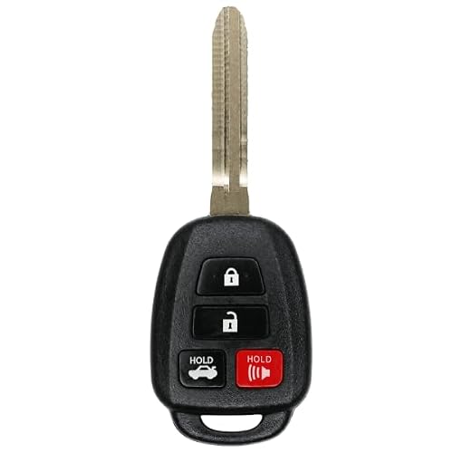 KEYS4LESS Replacement Keyless Remote Head Key Fob Compatible with 86 2017 FCC HYQ12BEL Part Number SU003-05282 SU00305282