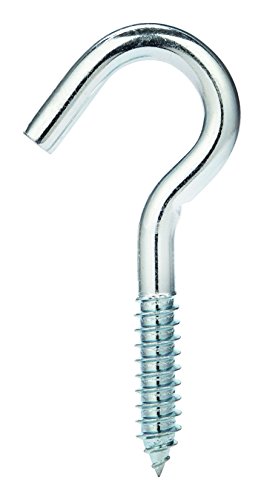 Hampton Small Zinc-Plated Silver Steel 4.25 in. L Clothesline Hook 300 lb. 3 pk