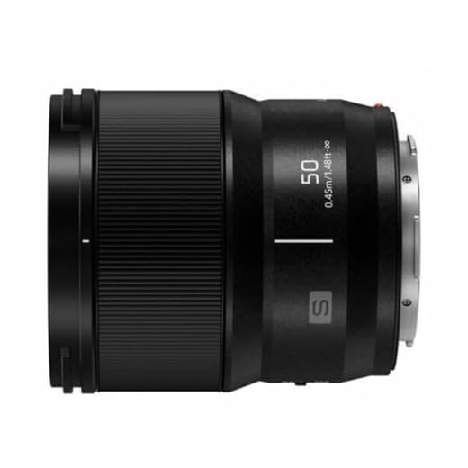 Panasonic LUMIX S Series Camera Lens, 50mm F1.8 L-Mount Interchangeable Lens for Mirrorless Full Frame Digital Cameras, S-S50