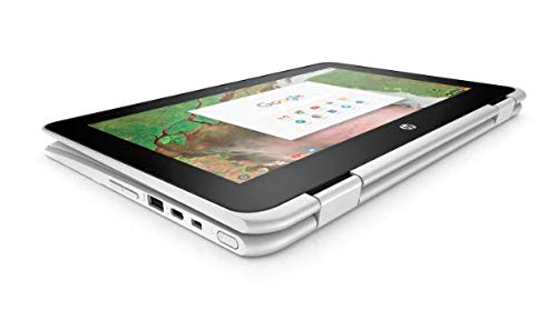 Image of HP 2-in-1 Business Chromebook 11.6in HD IPS Touchscreen, Intel Celeron N3350 Processor, 4GB Ram 32GB SSD, Intel HD Graphics, WiFi, Webcam, Google Chrome OS-White (Renewed)