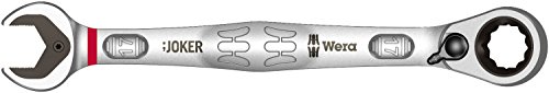 Wera, Joker Switch Chiavi fisse ad anello a cricchetto, con levetta di inversione, 17 x 225 mm