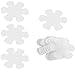 Produktbild minzhenamz Anti Rutsch Sticker für Badewanne/Dusche/Küche/Treppen,Wasserdicht ohne Spuren,Schneeflocke Form,Transparente,Sicherheit im Badezimmer(20 Stück)