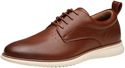 Jousen Mens Dress Shoes Oxfords Casual Retro Classic Comfortable Formal Derby Business Dress Shoes for Men