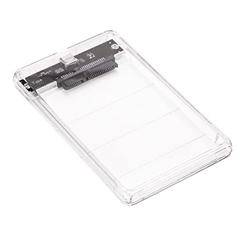 Caja externa transparente para disco duro 2.5 USB3.0 Tipo-C miniatura 3