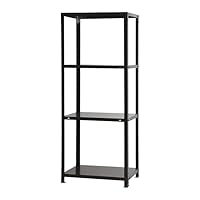 スチールラック 60×30×120cm 4段 ブラック キタジマ スチールラック 幅60 奥行30 高さ120cm 4段 スチール棚 業務