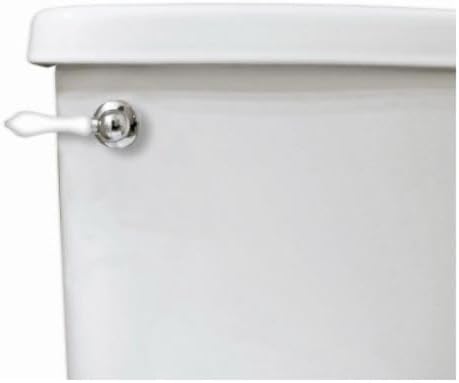 Universal Deco Toilet Tank Lever White & Chrome