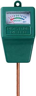 IUSEIT Soil Moisture Meter,Soil Hygrometer for Plants, Soil Water Gauge Meter Indoor Outdoor, Soil Moisture Sensor for Garden, Lawn, Farm Plants Care(Green)