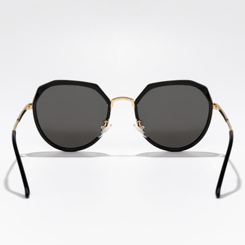 Trendy Geometric Sunglasses for Men Women Fashion Hexagonal Shades Sunglasses for Driving Travel Beach Outdoor Activities4