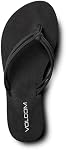 Volcom womens Forever and Ever Flip Flop Sandal – Soft Recliner Comfort Footbed Flip-Flop