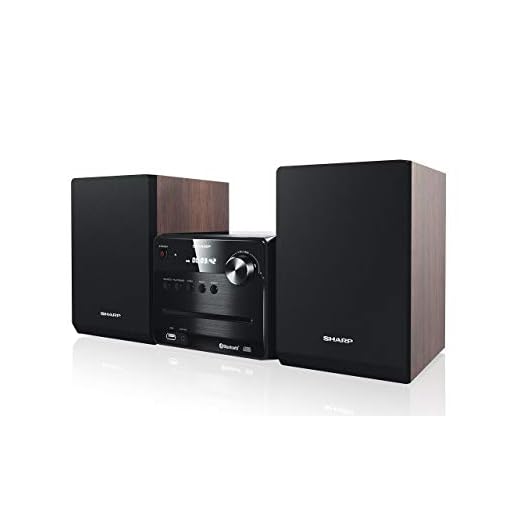 SHARP XL-B510 (BR) mikroljudsystem, FM-radio, 40 W, Bluetooth och USB Playback, CD-MP3, brun