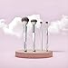 FECOVANTI Makeup Brushes 4PCS Duo End Foundation Eyeshadow Powder Eyebrows Professional Makeup Brush Set