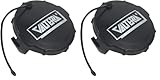 Valterra 1216.1015 Products, Inc. T1020 3' Black Termination Cap with Bayonet Hook (Pack of 2)