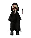 Mezco Living Dead Doll: Scream Bloody Glow-in-The-Dark Ghostface, 10'