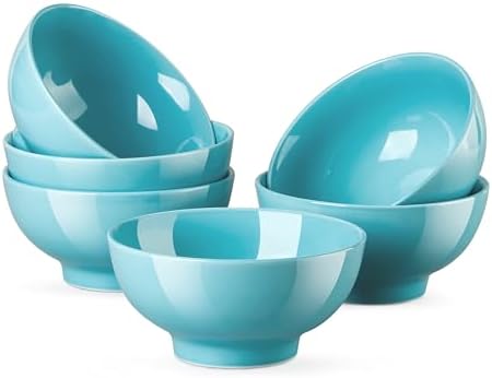 Serwis stołowy Lovecasa Sweet talerze obiadowe, talerze płaskie, zestaw 6 talerzy śniadaniowych, 26,5 x 26,5 x 3 cm