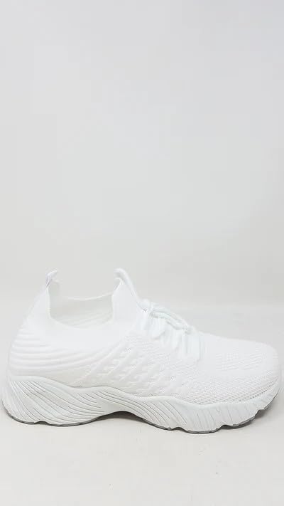 Wild Diva Women's Mesh Detail Breathable Casual Low Top Sneakers2