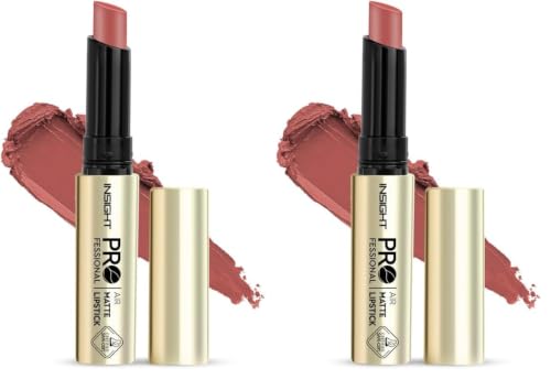 Image of INSIGHT Professional Air Matte Lipstick | Smooth Finish | All Day Comfort | Infused with Rosehip Oil and Avocado Butter | One Swipe Color - (Maui) (3g) (Pack of 2)