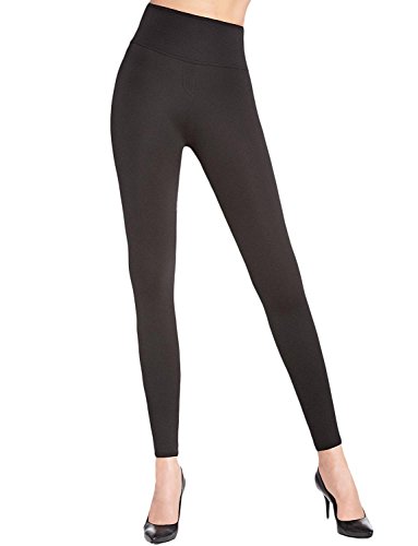 Leggings negros adelgazantes push-up, talla L Negro talla S